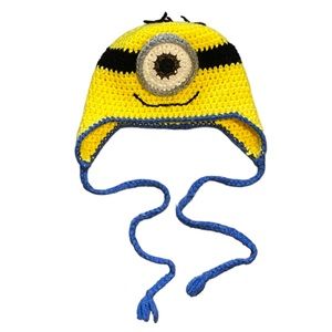 Handmade Minions Toddler Winter Hat / Beanie
